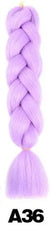 Showlu Store Nation 0 T1B/33/27 / 24inches Qp hair 24 inch Ombre Color Synthetic Hair Braids Pre Stretched Wholesale Jumbo Braiding KaneKalon Hair Extensions 100g/pcs