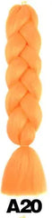 Showlu Store Nation 0 #144 / 24inches Qp hair 24 inch Ombre Color Synthetic Hair Braids Pre Stretched Wholesale Jumbo Braiding KaneKalon Hair Extensions 100g/pcs