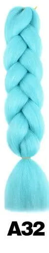 Showlu Store Nation 0 Ombre / 24inches Qp hair 24 inch Ombre Color Synthetic Hair Braids Pre Stretched Wholesale Jumbo Braiding KaneKalon Hair Extensions 100g/pcs