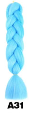 Showlu Store Nation 0 T1B/Red / 24inches Qp hair 24 inch Ombre Color Synthetic Hair Braids Pre Stretched Wholesale Jumbo Braiding KaneKalon Hair Extensions 100g/pcs