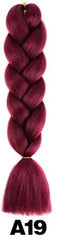 Showlu Store Nation 0 #35 / 24inches Qp hair 24 inch Ombre Color Synthetic Hair Braids Pre Stretched Wholesale Jumbo Braiding KaneKalon Hair Extensions 100g/pcs