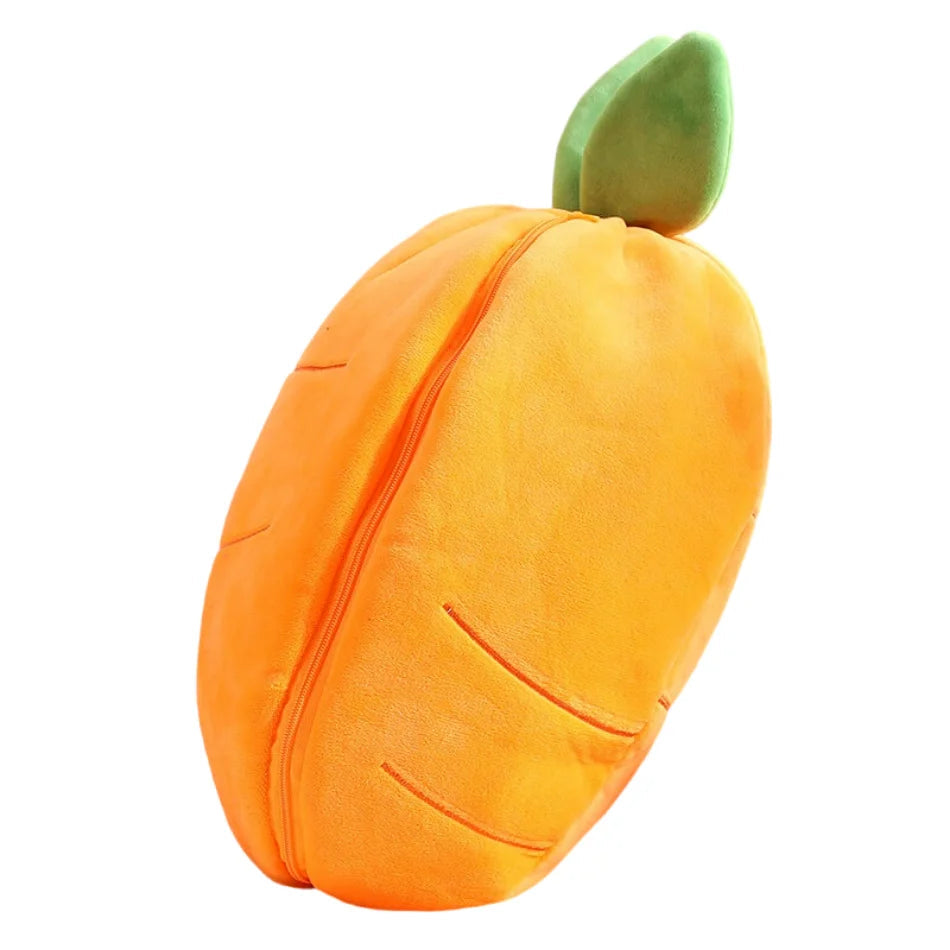Random 1 Pcs 18cm Cute Stuffed Toys Strawberry Rabbit Radish Rabbit Plush Toys Zipper Doll SHOWLU FASHION STORE
