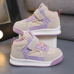 2023 Children sports Fashion shoes  winter warm walking shoes Casual sneakers for kids SHOWLU FASHION STORE