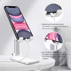 Desk Mobile Phone Holder Stand For IPhone IPad Xiaomi Adjustable Desktop Tablet Holder Universal Table Cell Phone Stand SHOWLU FASHION STORE