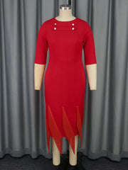 Elegant Tassel Celebrity Formal Long Dress with Lace Up Backless Red Christmas Slim Fit Dresses Party Club Dress Birthday Outfit SHOWLU FASHION STORE