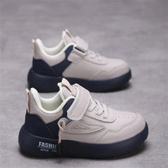 Tenis Sneakers Kids Spring/Autumn New Boys Girls Sports Shoes Casual Board Shoes Leather Soft Soled Children Small White Shoes SHOWLU FASHION STORE
