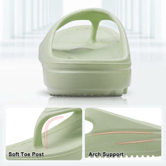 Comwarm Thick Sole Flip Flops For Women And Men Summer Yoga Mat Outdoor Beach Thong Sandals For Shower Non-Slip Soft Slippers