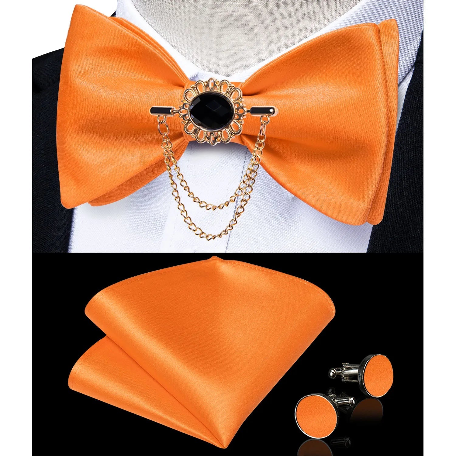 Pink Plaid Solid Men's Self Tie Bow Tie Silk Jacquard Woven Wedding Party Bowtie Hanky Brooch Set Men Butterfly Necktie DiBanGu SHOWLU FASHION STORE