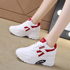 Sneakers Women Platform Inner Increase Shoes Woman Shoes Casual Ladies Footwear Chunky Sneakers Women Shoes Tennis Sport Shoes SHOWLU FASHION STORE