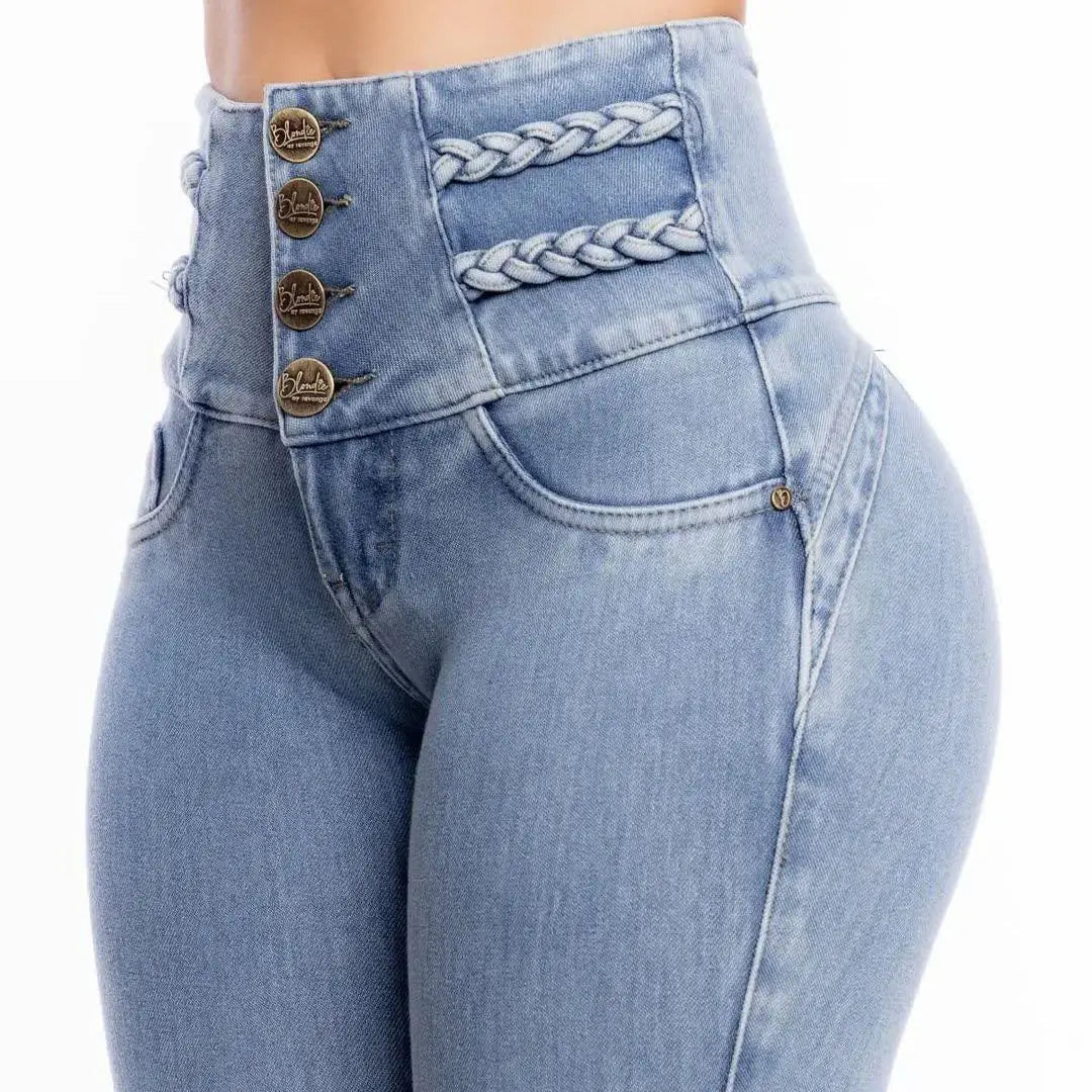 Skinny Jeans High Waist Tummy Control Underwear with Butt Lifting Effect High Waisted Shaping Pants for Women  slimming body SHOWLU FASHION STORE