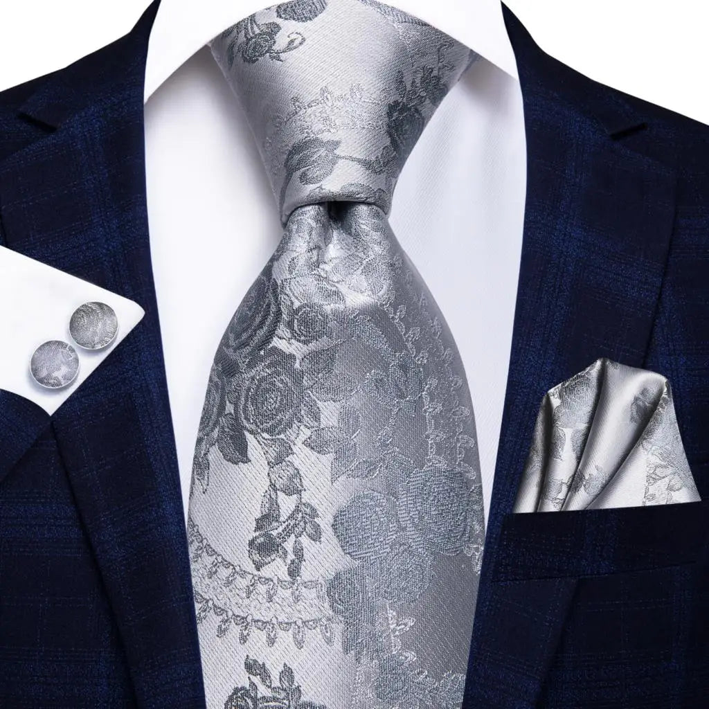 Hi-Tie Green Mint Solid Silk Wedding Tie For Men Handky Cufflink Gift Mens Necktie Fashion Designer Business Party Dropshiping SHOWLU FASHION STORE