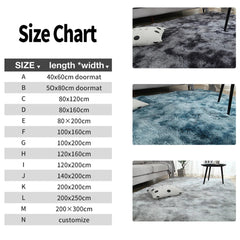 Gray Carpet for Living Room Plush Rug Bed Room Floor Fluffy Mats Anti-slip Home Decor Rugs Soft Velvet Carpets Kids Room Blanket SHOWLU FASHION STORE