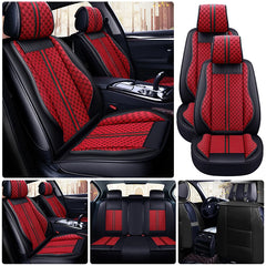 PU Leather Universal Car Seat Cover Cushion Protection Cushion Anti-scratch Suitable for Sedan SUV Pickup Truck Seat four season