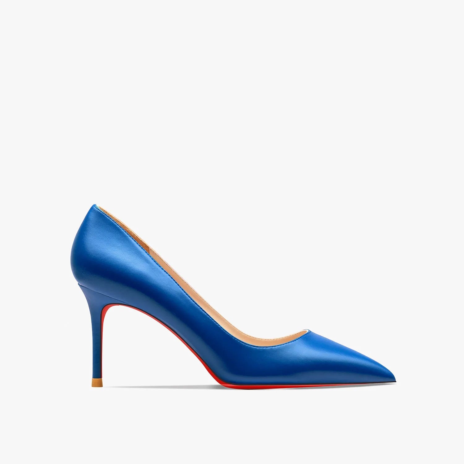 Women's Red Shiny Bottom High Heels Brand High Heels  12 cm Sexy Matte Party Pointed Wedding Shoes Shallow Mouth Single Shoes SHOWLU FASHION STORE