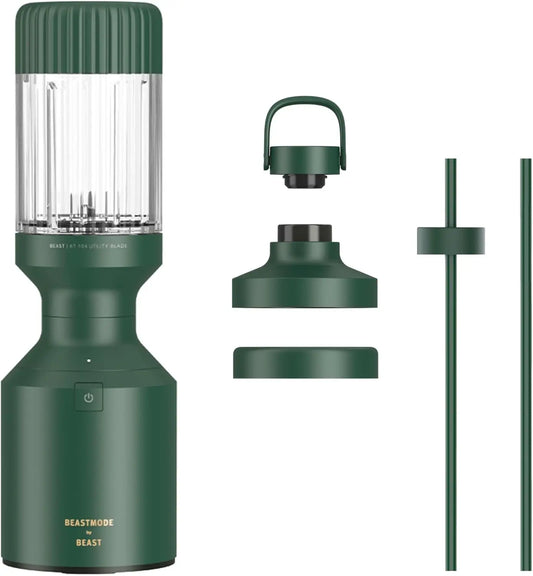 Mode By Health Blender | Health X Marshawn Lynch | Blend Smoothies And Shakes, Kitchen Countertop Design, Straw Cap And Straws