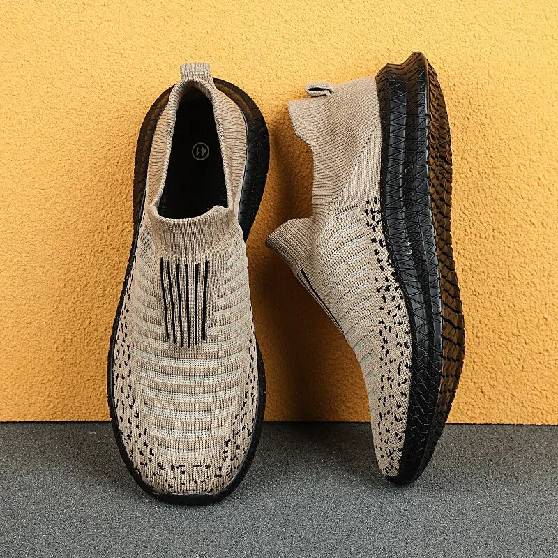 Men Shoes Breathable Men's Sneakers Comfortable Running Shoes Tenis Outdoor Slip On Walking Sneakers Sock Jogging Shoes SHOWLU FASHION STORE