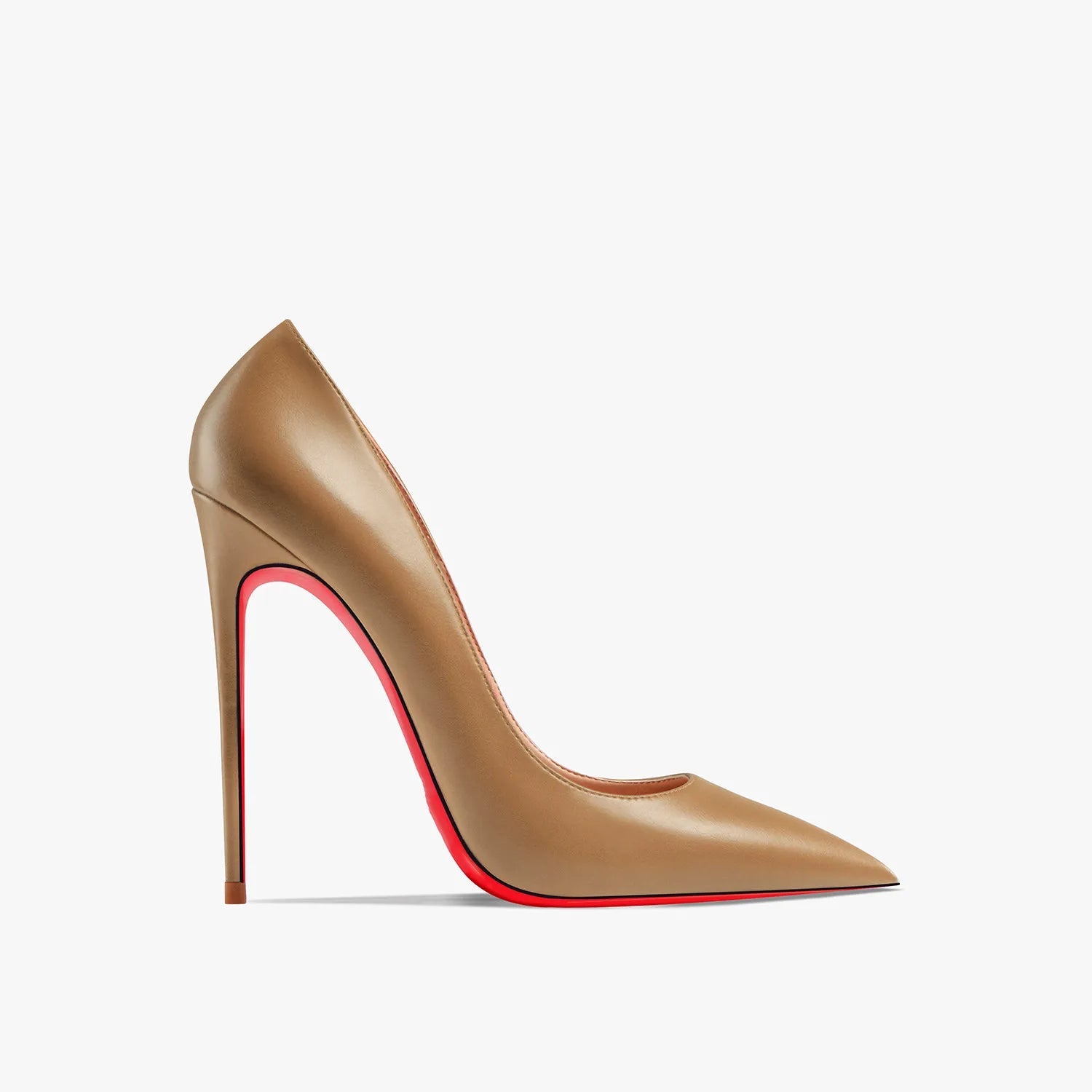 Women's Red Shiny Bottom High Heels Brand High Heels  12 cm Sexy Matte Party Pointed Wedding Shoes Shallow Mouth Single Shoes SHOWLU FASHION STORE