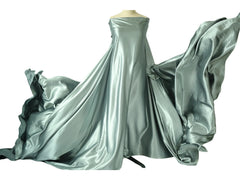 16 Color Maternity Silk Fabric Photo Props Photography Dresses Gown Waving Satin Tossing Flying Pregnancy Flowing Cloth Overlays