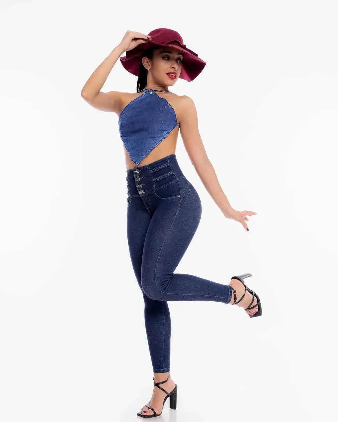 Skinny Jeans High Waist Tummy Control Underwear with Butt Lifting Effect High Waisted Shaping Pants for Women  slimming body SHOWLU FASHION STORE