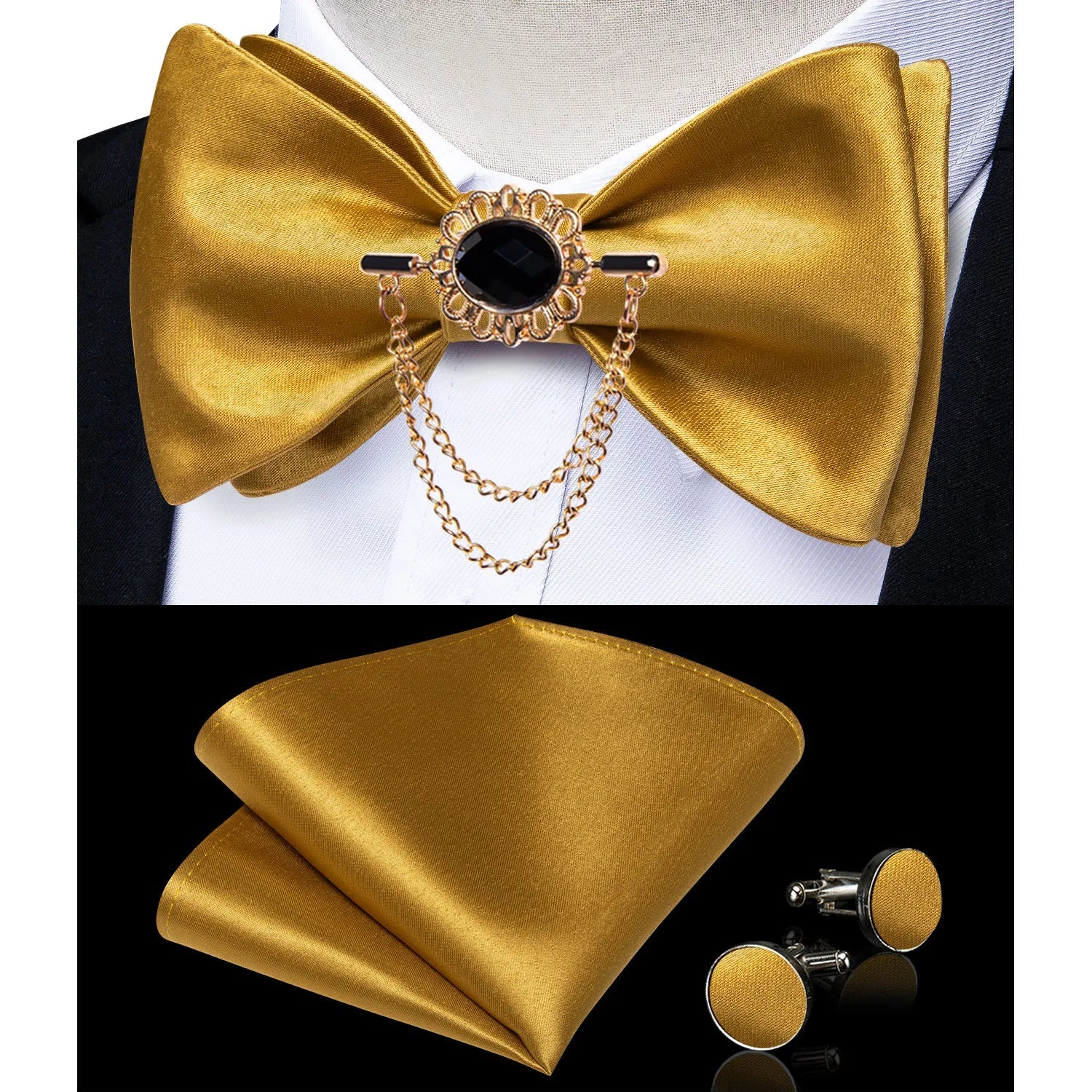 Pink Plaid Solid Men's Self Tie Bow Tie Silk Jacquard Woven Wedding Party Bowtie Hanky Brooch Set Men Butterfly Necktie DiBanGu SHOWLU FASHION STORE
