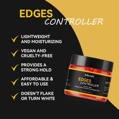 Edge Control Strong Hold Hair Gel Thick Edges Styling Gel Non-Greasy Non-Flaking No White Cast Long Lasting Supports All Hair Ty SHOWLU FASHION STORE