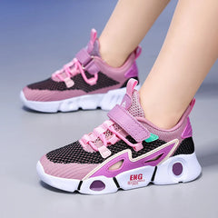Fashionable Summer Children's Mesh Hollow Casual Shoes Boys' Sports Shoes Breathable, Lightweight, Non slip Tennis Girls' Sports SHOWLU FASHION STORE