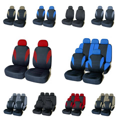 AUTO HIGH Universal Car Seat Covers Polyester Auto Seat Protector Front & Rear Fit Most Car Van SUV Truck