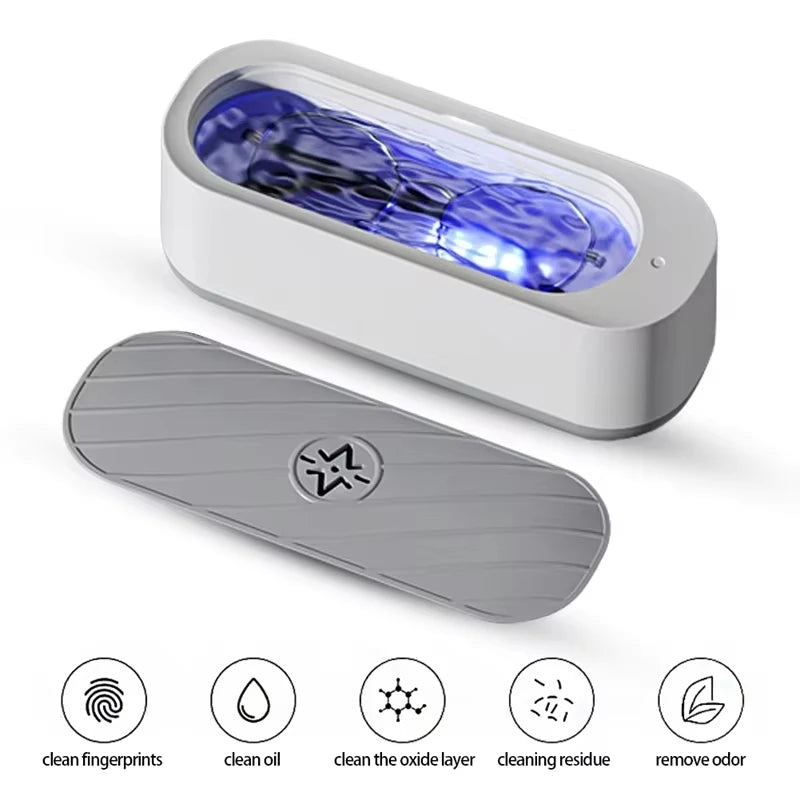 Ultrasonic Cleaning Machine 45000Hz High Frequency Vibration Wash Cleaner Washing Jewelry Glasses Watch Ring Dentures Cleaner SHOWLU FASHION STORE
