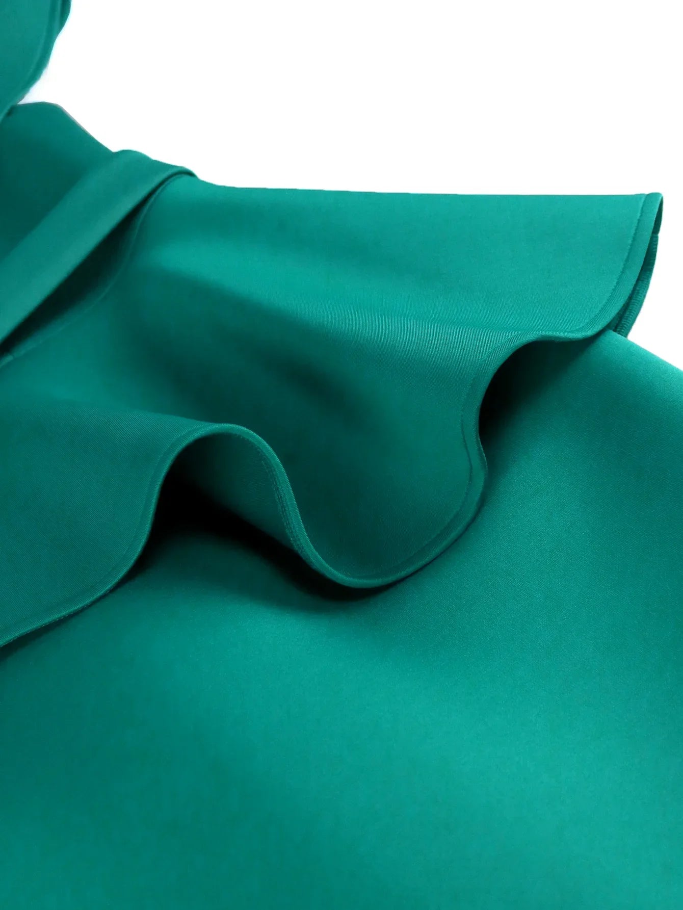 AOMEI Elegant Green Long Dresses Women O Neck Cape Sleeve Appliques Sheath Peplum Package Hip Evening Birthday Banquets Outfits SHOWLU FASHION STORE