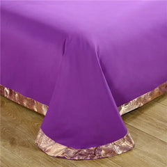 Nordic Satin Jacquard Duvet Cover Set Luxury Flower Bedding Set Adlut Quilt Cover Pillowcases Sheet Twin Queen King Home Texiles SHOWLU FASHION STORE