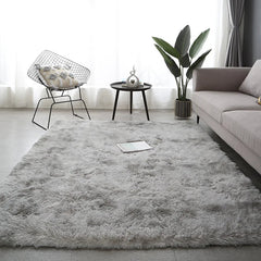 Gray Carpet for Living Room Plush Rug Bed Room Floor Fluffy Mats Anti-slip Home Decor Rugs Soft Velvet Carpets Kids Room Blanket SHOWLU FASHION STORE