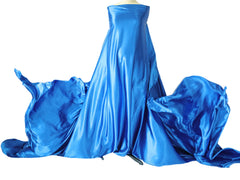 16 Color Maternity Silk Fabric Photo Props Photography Dresses Gown Waving Satin Tossing Flying Pregnancy Flowing Cloth Overlays