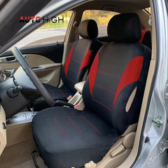 AUTO HIGH Universal Car Seat Covers Polyester Auto Seat Protector Front & Rear Fit Most Car Van SUV Truck