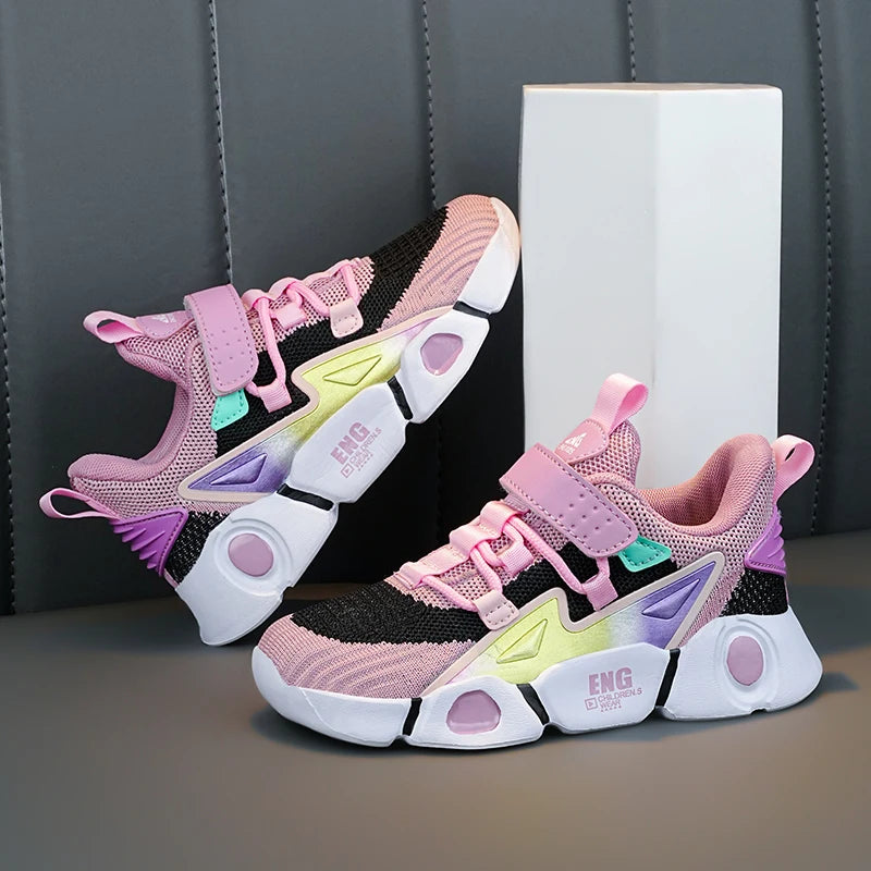 Girls' Campus Fashion Leisure Sports Mesh Breathable Sports Shoes SHOWLU FASHION STORE