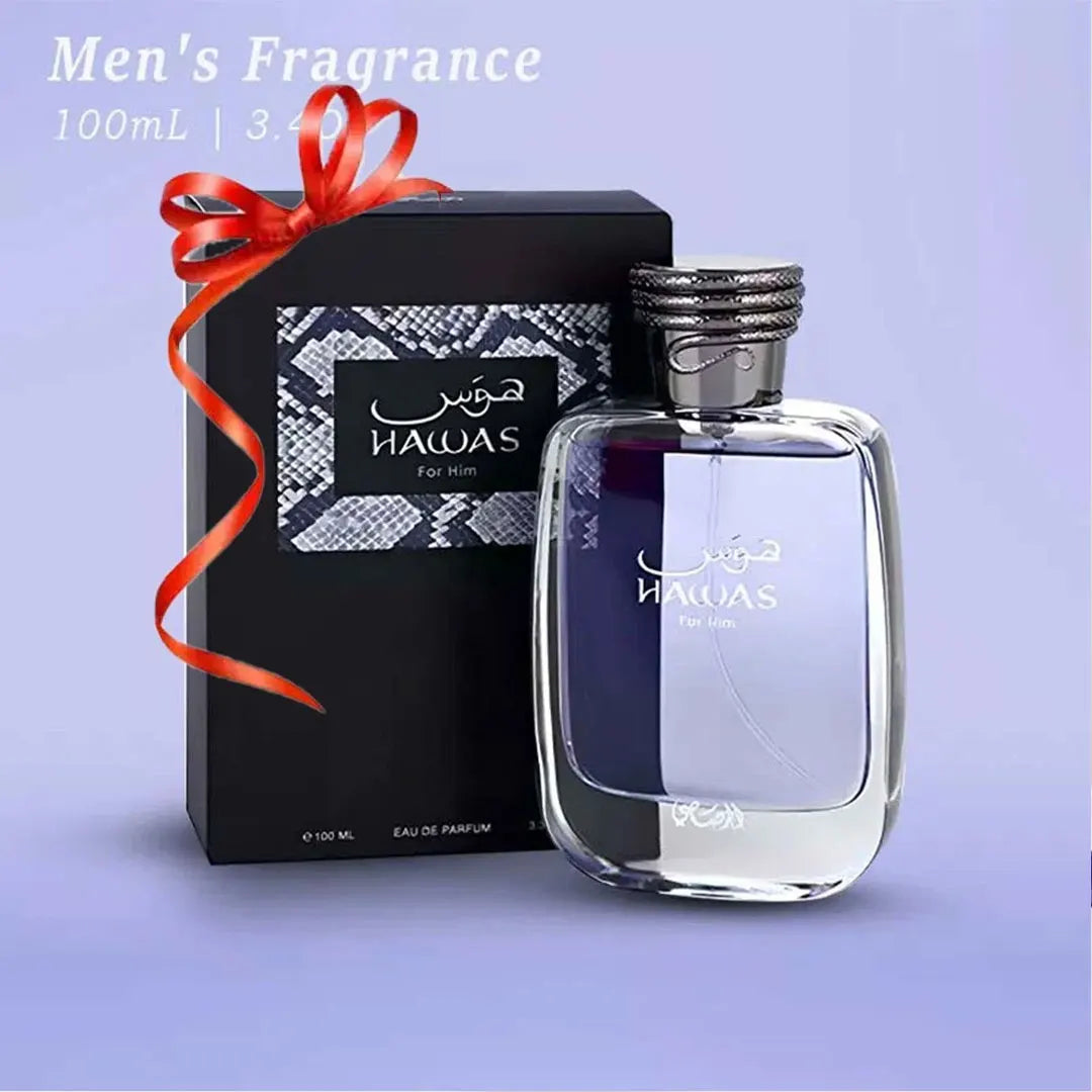 HAWAS for Him Eau De Parfum By Rasasi ORIGINAL | New Sealed 100ml 3.4OZ  Perfumes Importados Original Feminino