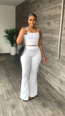 two piece set women outfits summer 2 piece set pants sets crop top women clothes 2022 summer outfit for woman wholesale SHOWLU FASHION STORE