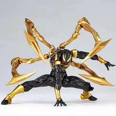 Bandai 2024 Iron Spiderman Action Figure Yamaguchi-Style Spider-Man Red And Black Articulated Movable Toy Gift