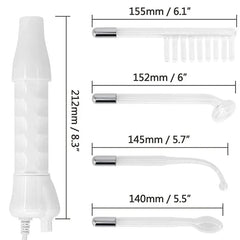 Portable High Frequency Facial Machine Wand Handheld Electric Face Skin Beauty Tools Acne Treatment Device