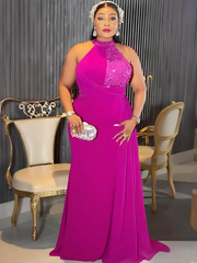 African  Wedding Party Dress -Evening Gown Elegant Turkey Muslim Maxi Dress