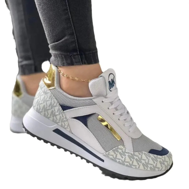 2024 New Women's Sports Casual Wedge Casual Fashion Women's Shoes Women's Sports Shoes Sports Shoes Large Size Sneakers SHOWLU FASHION STORE