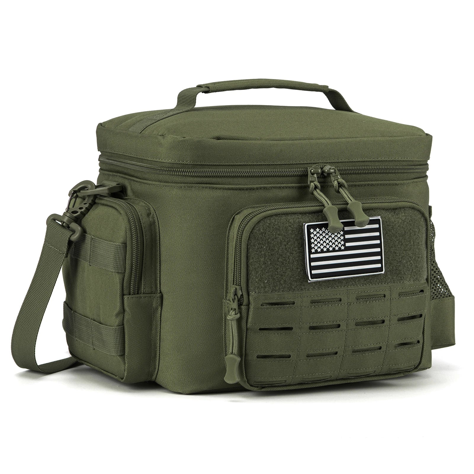 Tactical Lunch Bag for Men Outdoor Heavy Duty Lunch Box Work Leakproof Insulated Durable Thermal Cooler Bag Meal Camping Picnic SHOWLU FASHION STORE