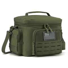 Tactical Lunch Bag for Men Outdoor Heavy Duty Lunch Box Work Leakproof Insulated Durable Thermal Cooler Bag Meal Camping Picnic SHOWLU FASHION STORE