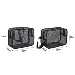 Big Pockets Tote Bag Easily Carry Beach Mesh Shower Mesh Shower Bag Quick Dry Shower Storage Bag Beach