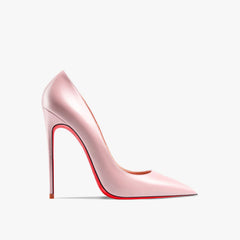 Women's Red Shiny Bottom High Heels Brand High Heels  12 cm Sexy Matte Party Pointed Wedding Shoes Shallow Mouth Single Shoes SHOWLU FASHION STORE