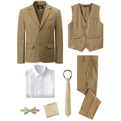 Boys Suit for Kids Wedding Easter Birthday Formal Outfit Set Children Gentleman Blazer Teenager School Performance Piano Tuxedo