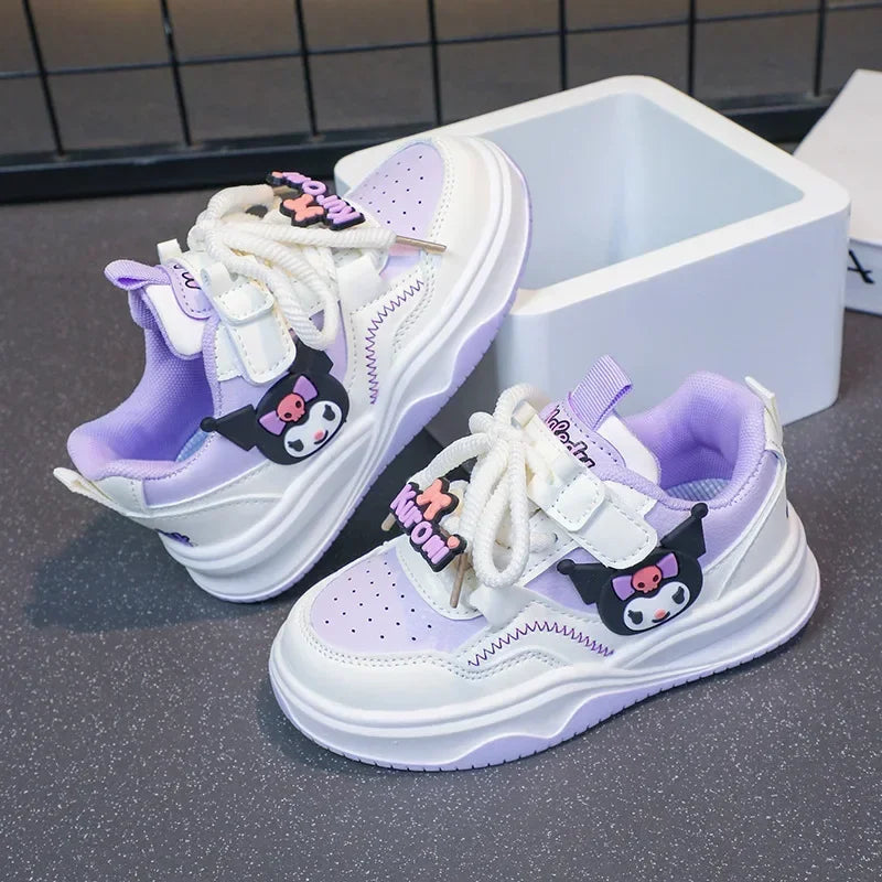 Sanrio hello kitty fall new children sneakers girls running sports shoes platform childerns kuromi cartoon casual shoes SHOWLU FASHION STORE