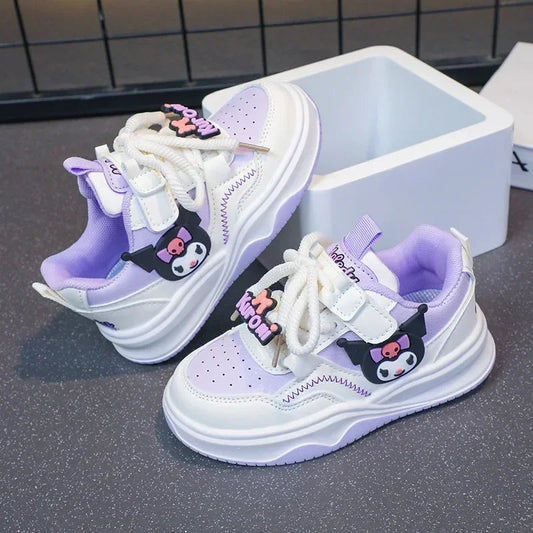 Sanrio hello kitty fall new children sneakers girls running sports shoes platform childerns kuromi cartoon casual shoes SHOWLU FASHION STORE