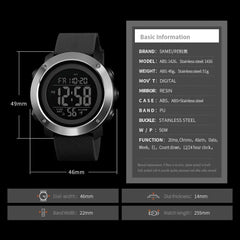 Showlu Fashion Store 0 SKMEI Brand Top Luxury Waterproof LED Digital Sports Watches Men Fashion Casual Men's Wristwatches Clock Man Relogio Masculino