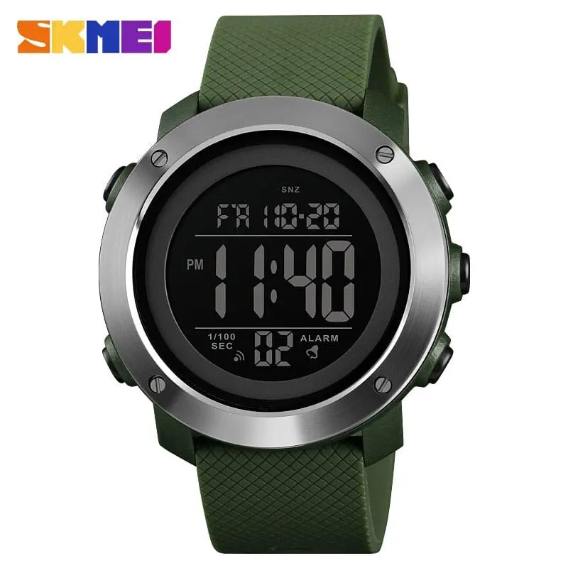 Showlu Fashion Store 0 army green 1416 SKMEI Brand Top Luxury Waterproof LED Digital Sports Watches Men Fashion Casual Men's Wristwatches Clock Man Relogio Masculino