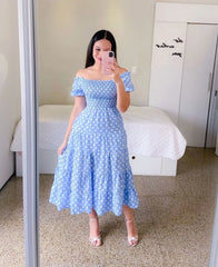 Women High Waisted Loose Fitting Long Dress, Elegant Suit In Contrasting Colors For Beach And Summer Vestidos Verano Moda 2024